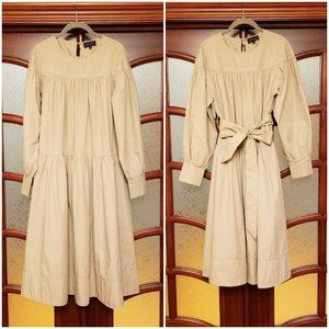 Gracia Cotton Dress with Belt